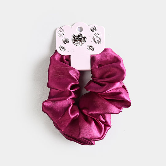 Girls Hair Silk Scrunchie