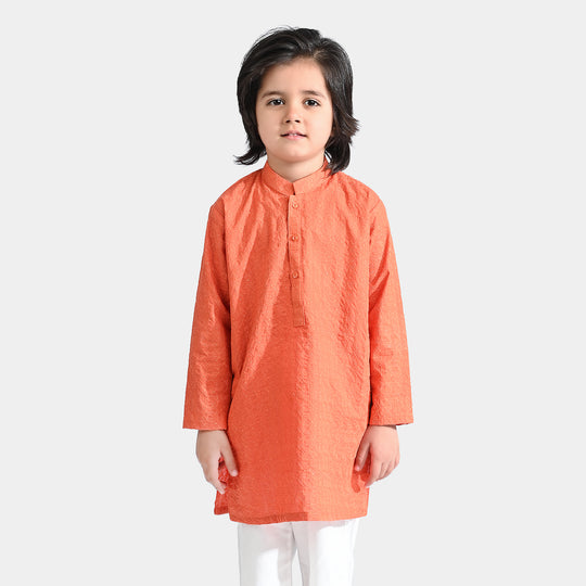 Boys Cotton Basic Kurta (Chicken Kari)