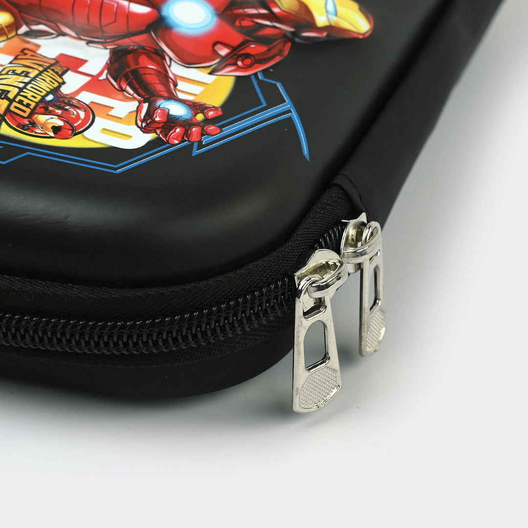 Stationery Pencil Pouch with Built-in Calculator