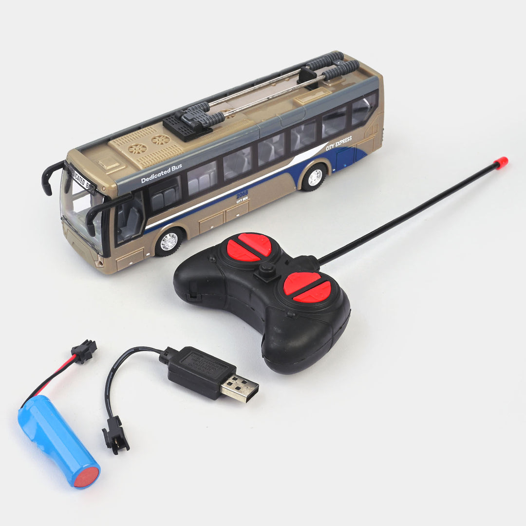 Remote Control City Bus For Kids