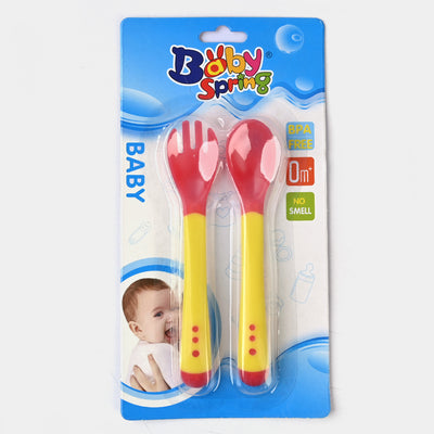 Baby Spring Spoon Fork Set