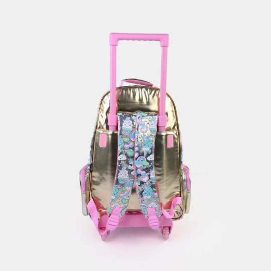 Smiggle 18" Trolley Backpack Bag | Grade 2-5