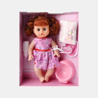 Cute Baby Pamper Doll Play Set