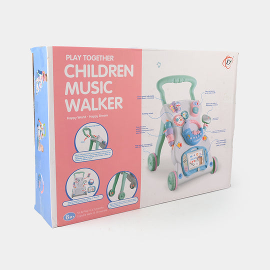 BABY ACTIVITY WALKER WITH EDUCTIONAL TOYS