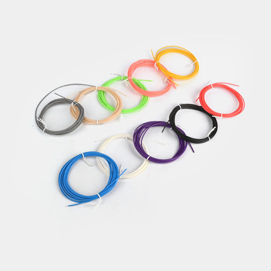 3D Drawing Pen Filament 10PCs Multi - For Kids