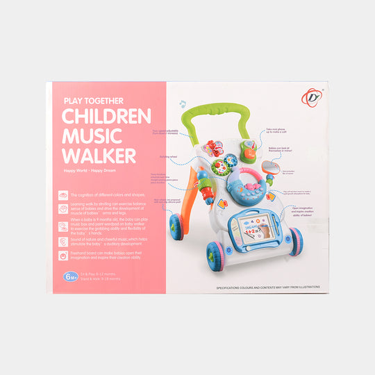 BABY ACTIVITY WALKER WITH EDUCTIONAL TOYS