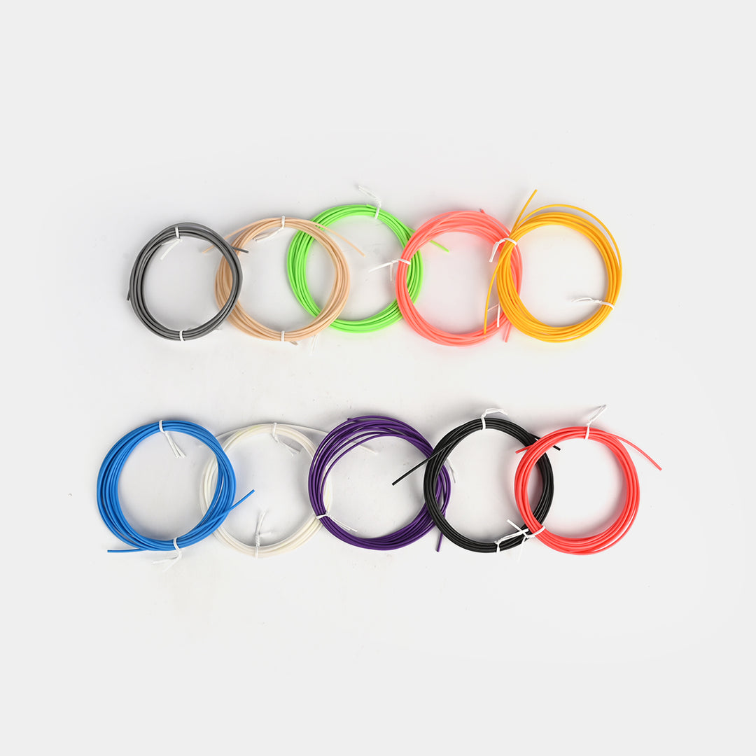 3D Drawing Pen Filament 10PCs Multi - For Kids