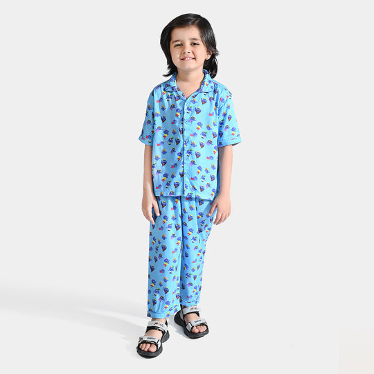 BP RIO MEET THE OBOS Boys Viscose Nightwear-Rio-Multi