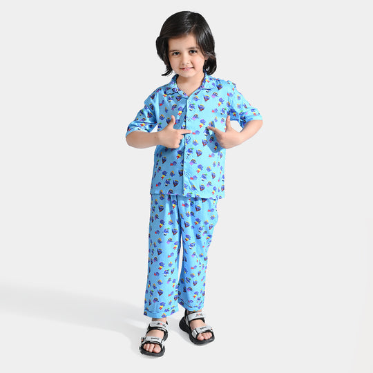 BP RIO MEET THE OBOS Boys Viscose Nightwear-Rio-Multi