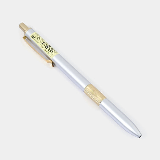 Silver & Gold Ballpoint Pen – Classic Design