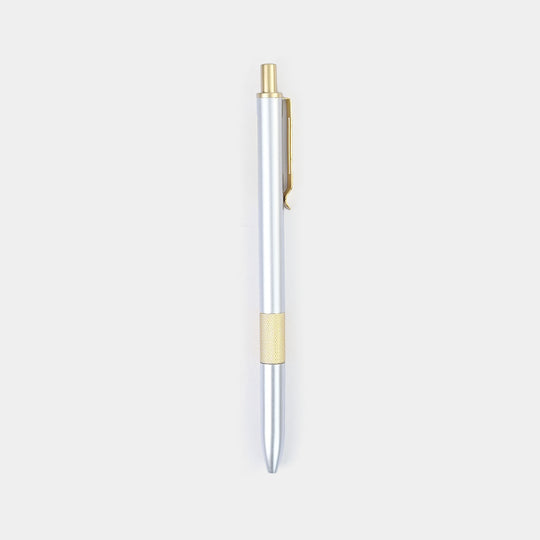 Silver & Gold Ballpoint Pen – Classic Design