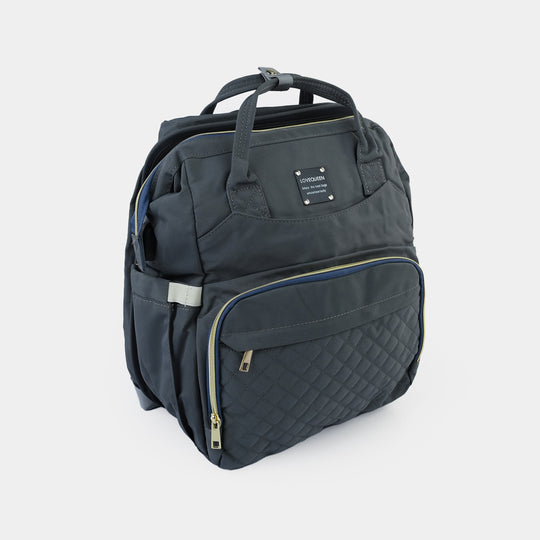 2-in-1 Foldable Diaper Backpack with Expandable Bassinet