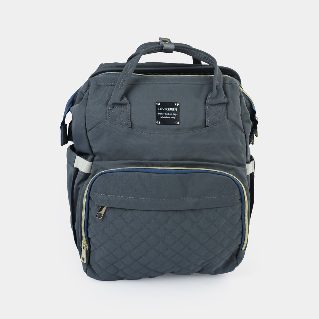 2-in-1 Foldable Diaper Backpack with Expandable Bassinet