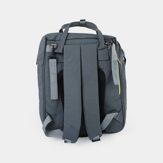 2-in-1 Foldable Diaper Backpack with Expandable Bassinet