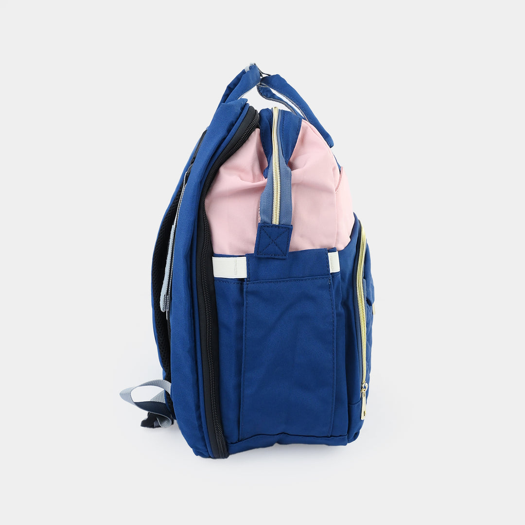 2-in-1 Foldable Diaper Backpack with Expandable Bassinet