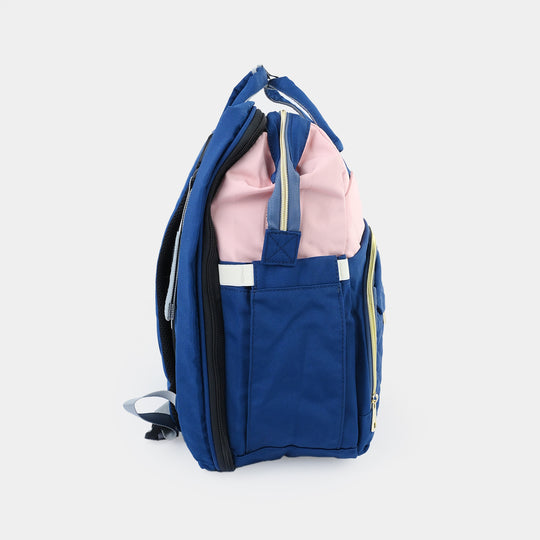 2-in-1 Foldable Diaper Backpack with Expandable Bassinet