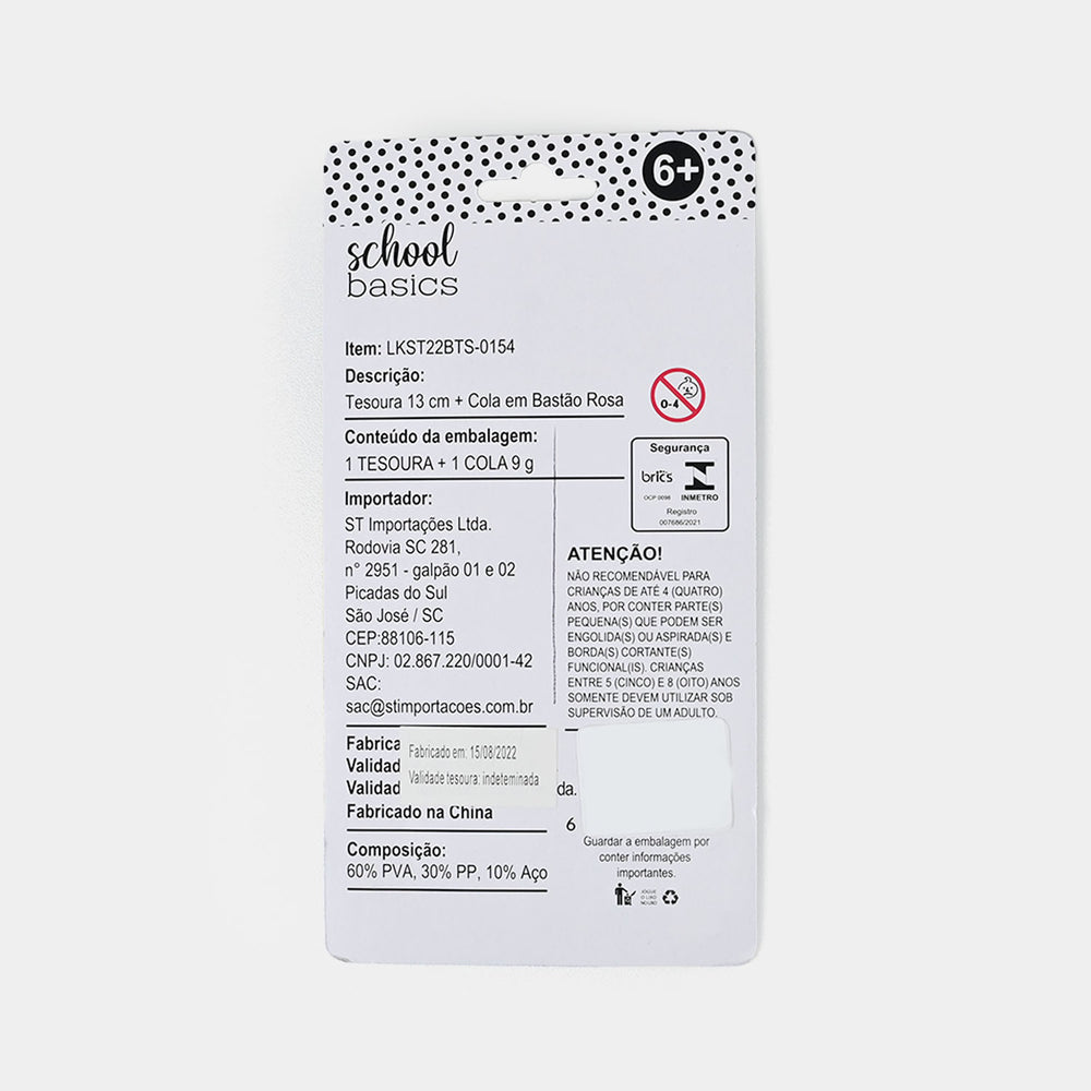 School Basics Stationery Set – Scissors & Glue Stick