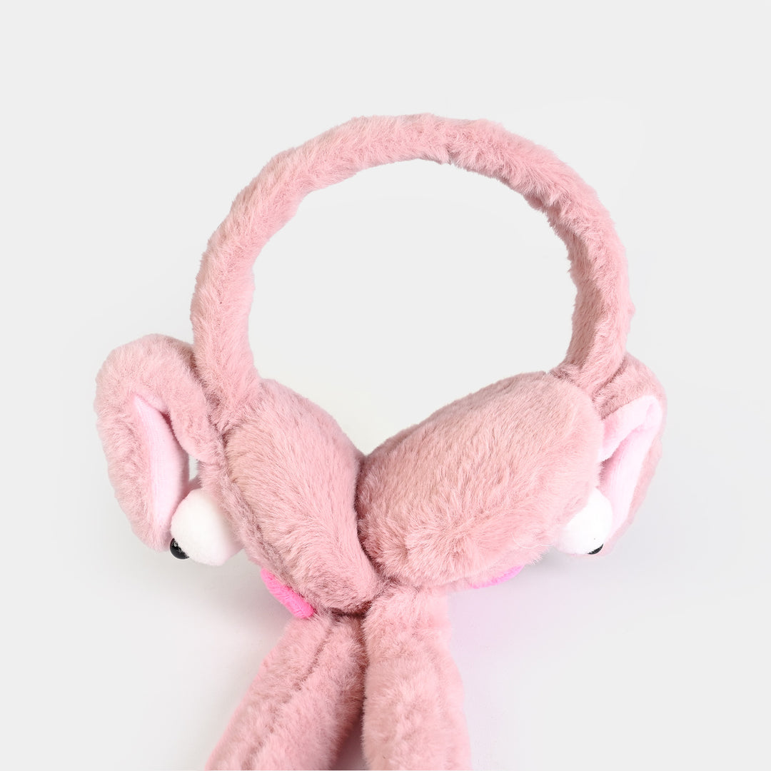 Interactive Moving Ear Plush Winter Earmuffs