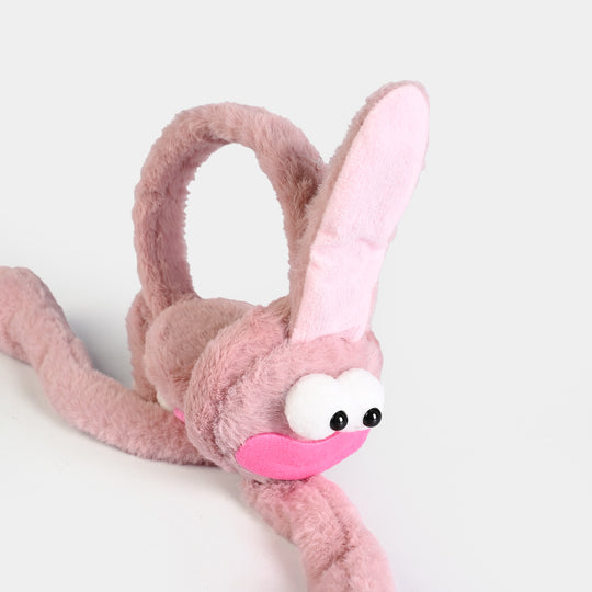 Interactive Moving Ear Plush Winter Earmuffs