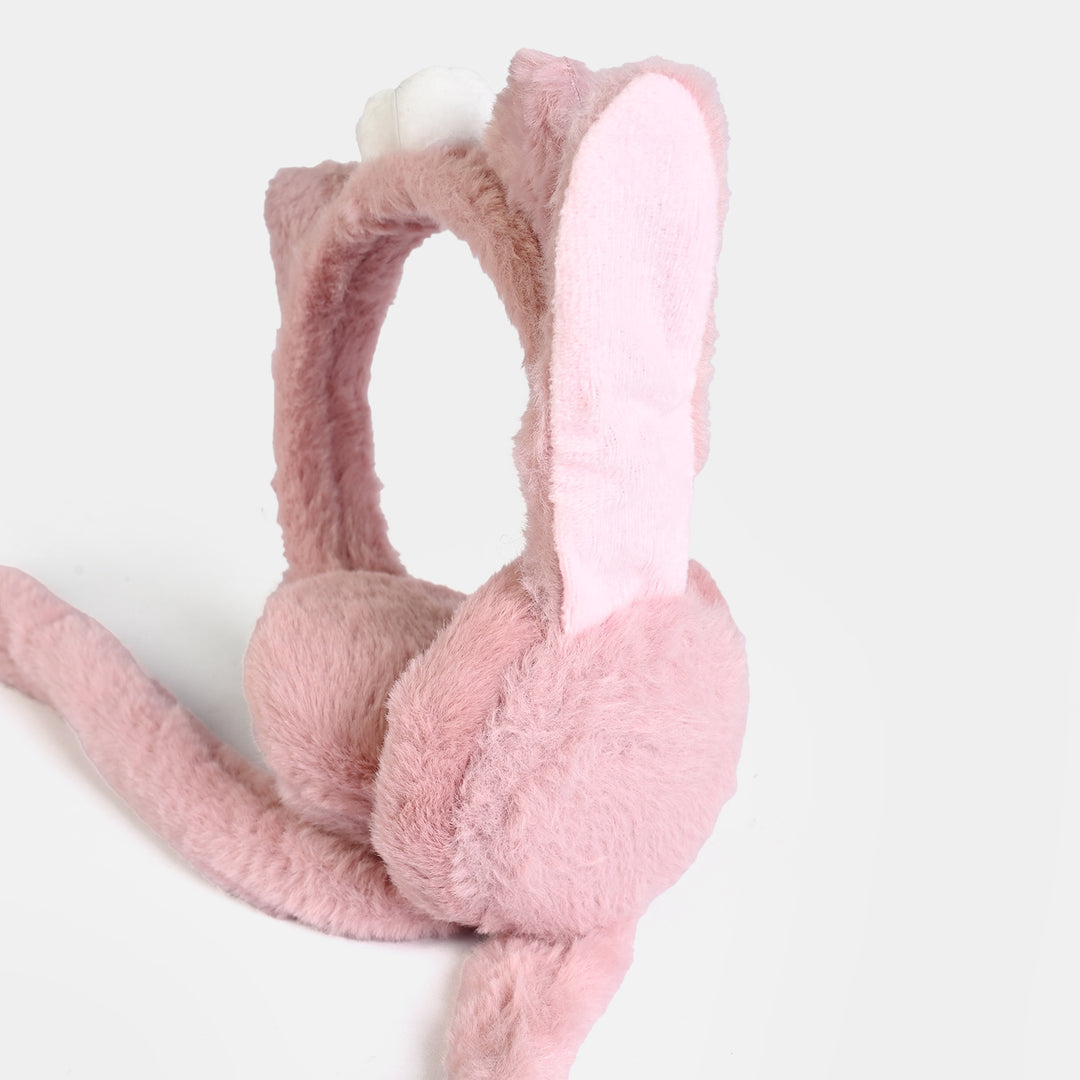 Interactive Moving Ear Plush Winter Earmuffs