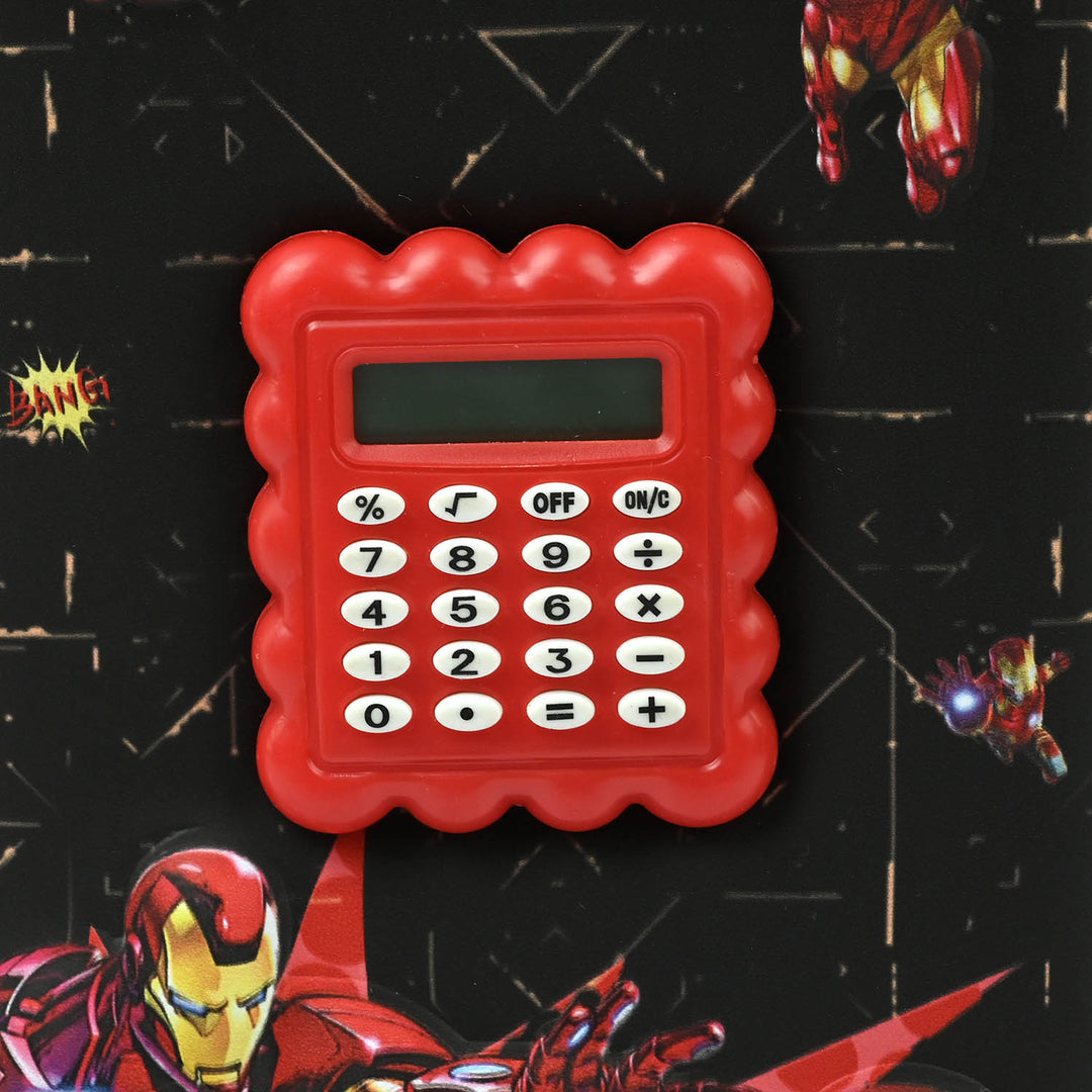 Stationery Pencil Pouch with Built-in Calculator