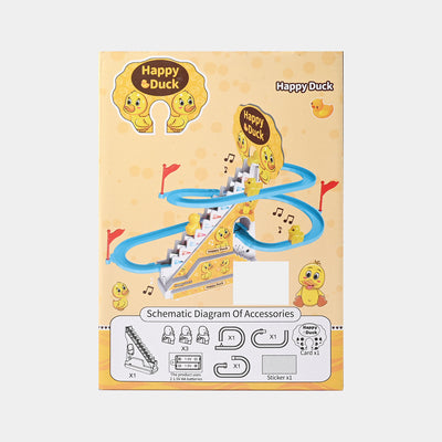 Duck Sliding Track Toy With Music & Light