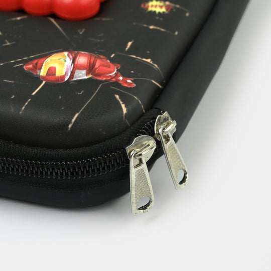 Stationery Pencil Pouch with Built-in Calculator