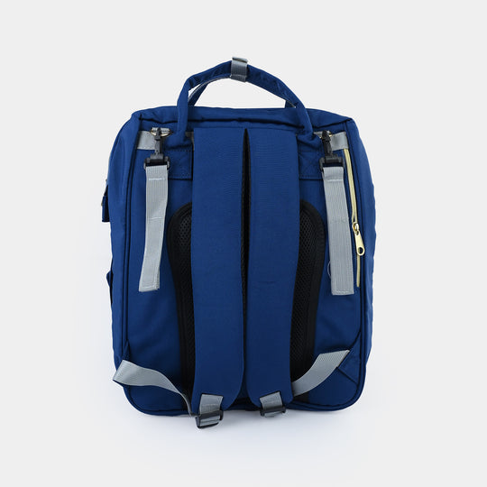 2-in-1 Foldable Diaper Backpack with Expandable Bassinet