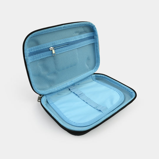 Stationery Pencil Pouch with Built-in Calculator