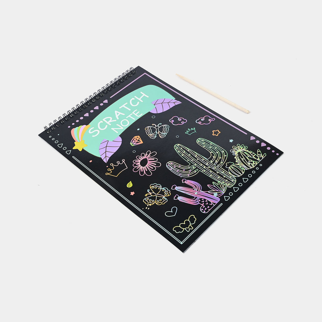 Rainbow Scratch Notebook