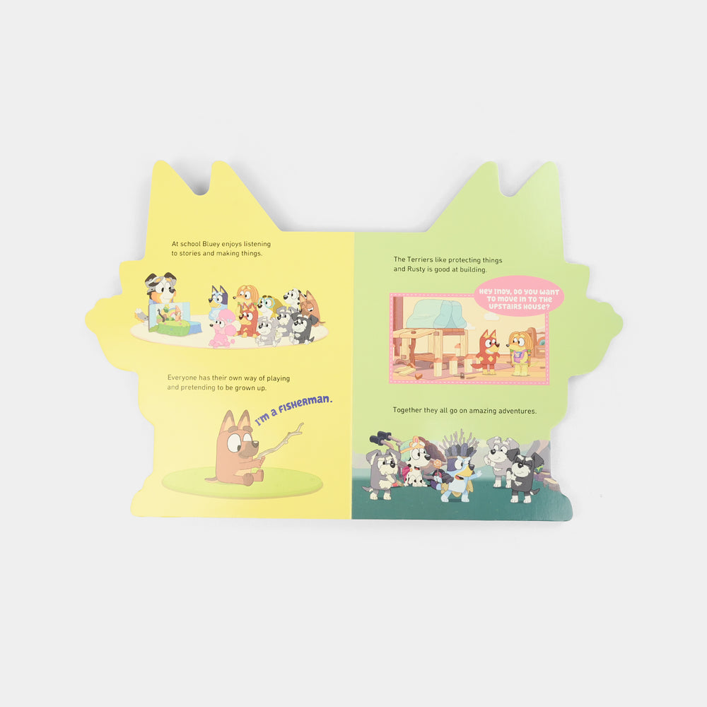 All About Bluey Board Story Book