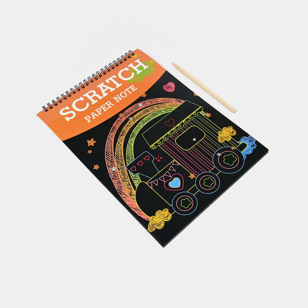 Rainbow Scratch Paper Notebook
