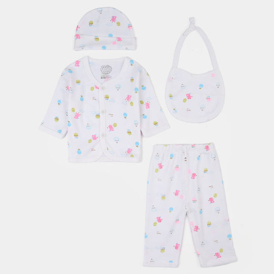 Infant Unisex Winter Suit 4Pcs Basket Ball-Pink