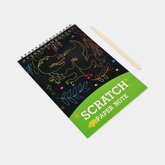 Scratch Paper Note – Rainbow Art Notebook
