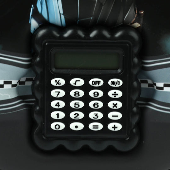 Stationery Pencil Pouch with Built-in Calculator