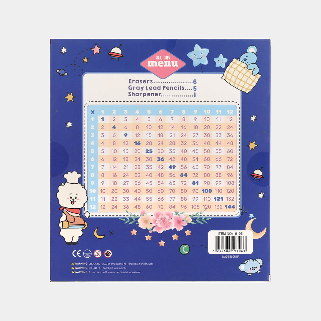 Stationery Eraser Set