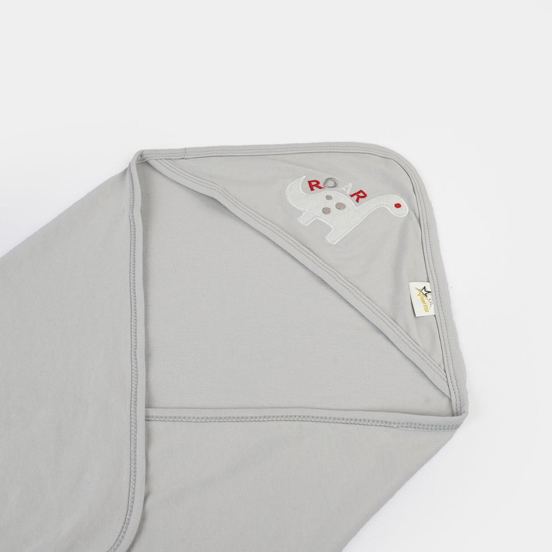 Baby Hooded Wrapping Sheet + 6Pcs Washcloths