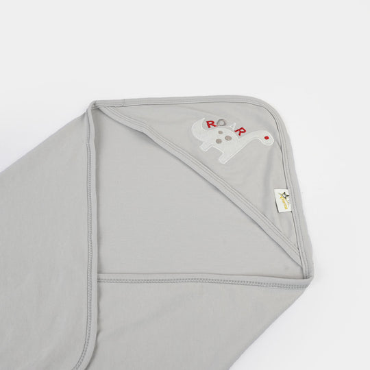 Baby Hooded Wrapping Sheet + 6Pcs Washcloths