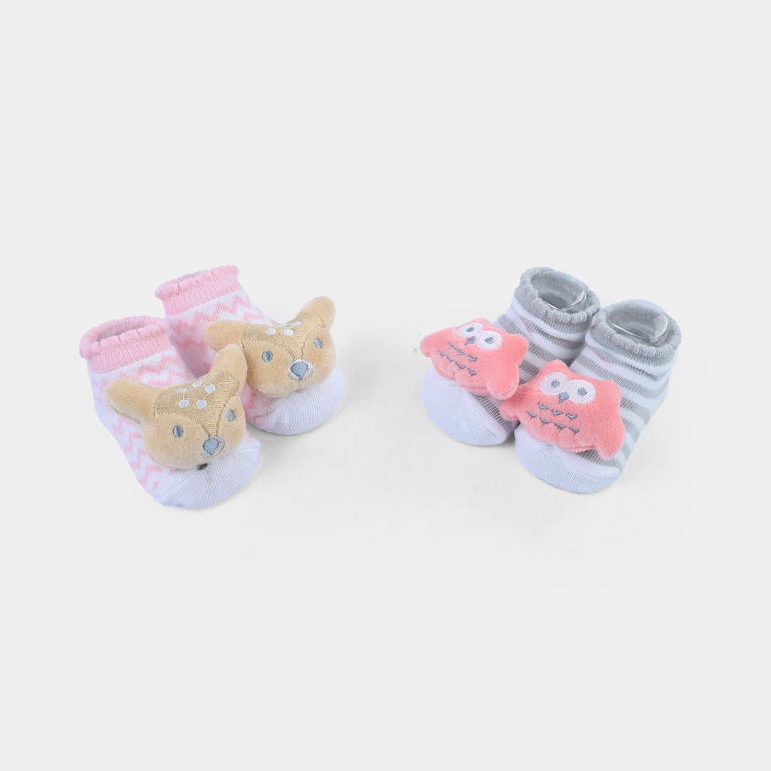 Baby Socks Gift Set 2 Pair | 0-9M