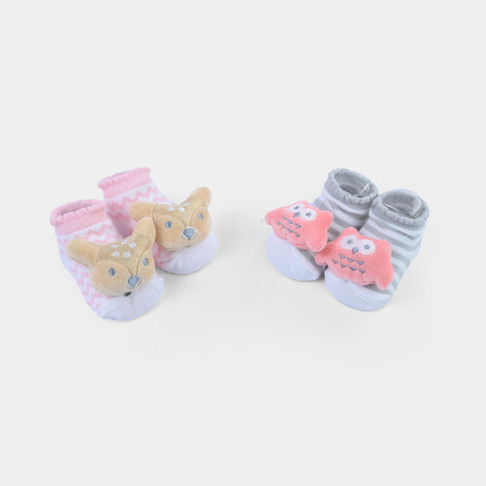 Baby Socks Gift Set 2 Pair | 0-9M