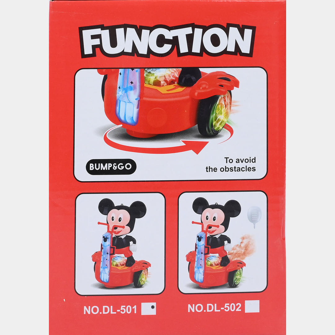 Electric Universal Character Electric Scooter Toy with Light & Sound