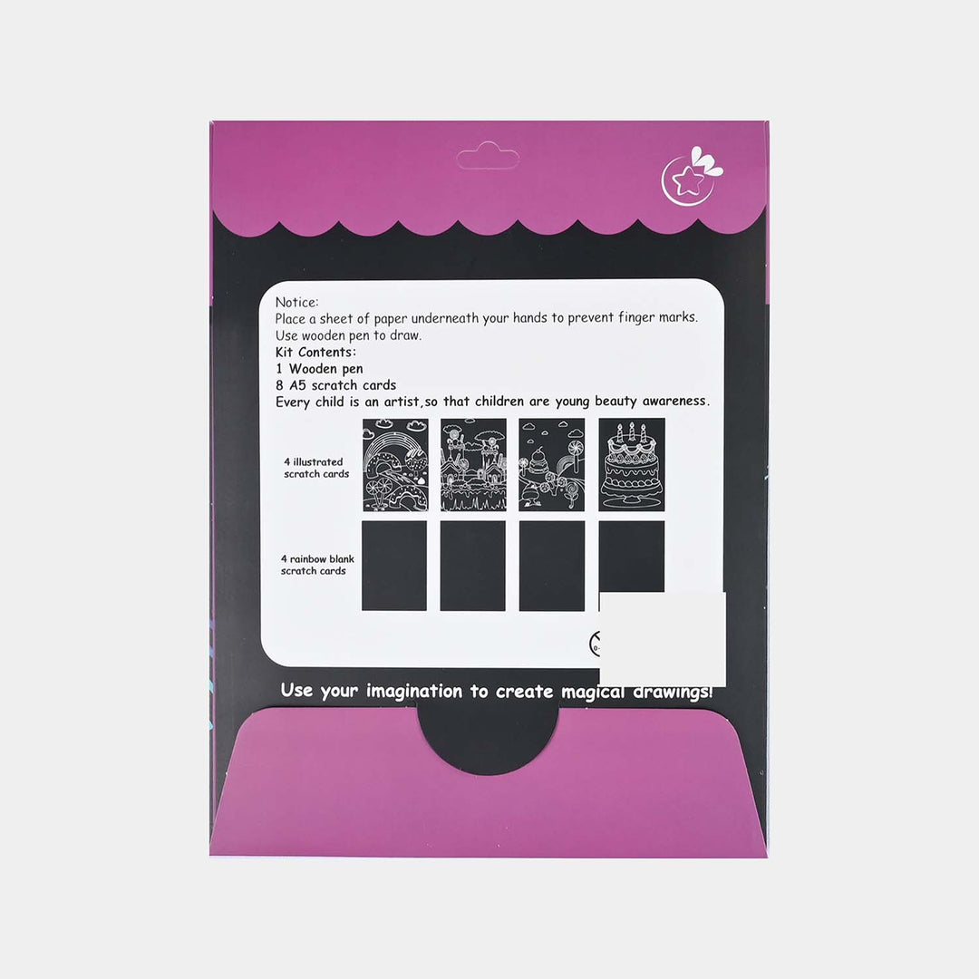 Love Sweet Scratch Art Kit for Kids