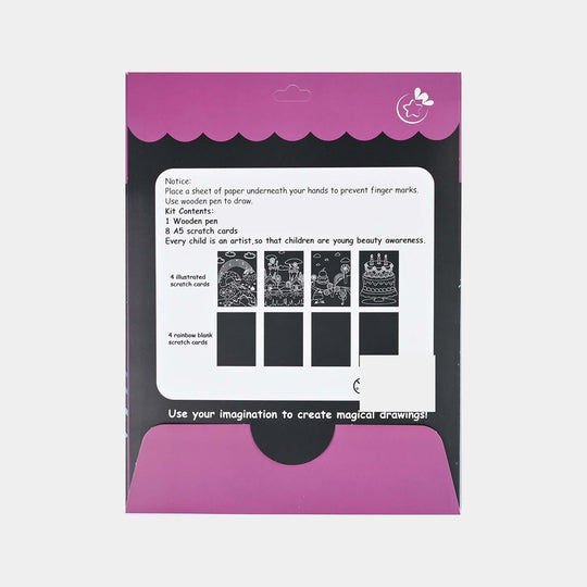 Love Sweet Scratch Art Kit for Kids