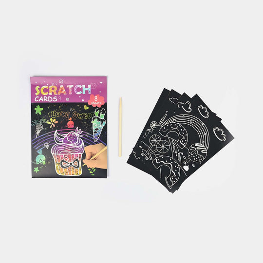 Love Sweet Scratch Art Kit for Kids