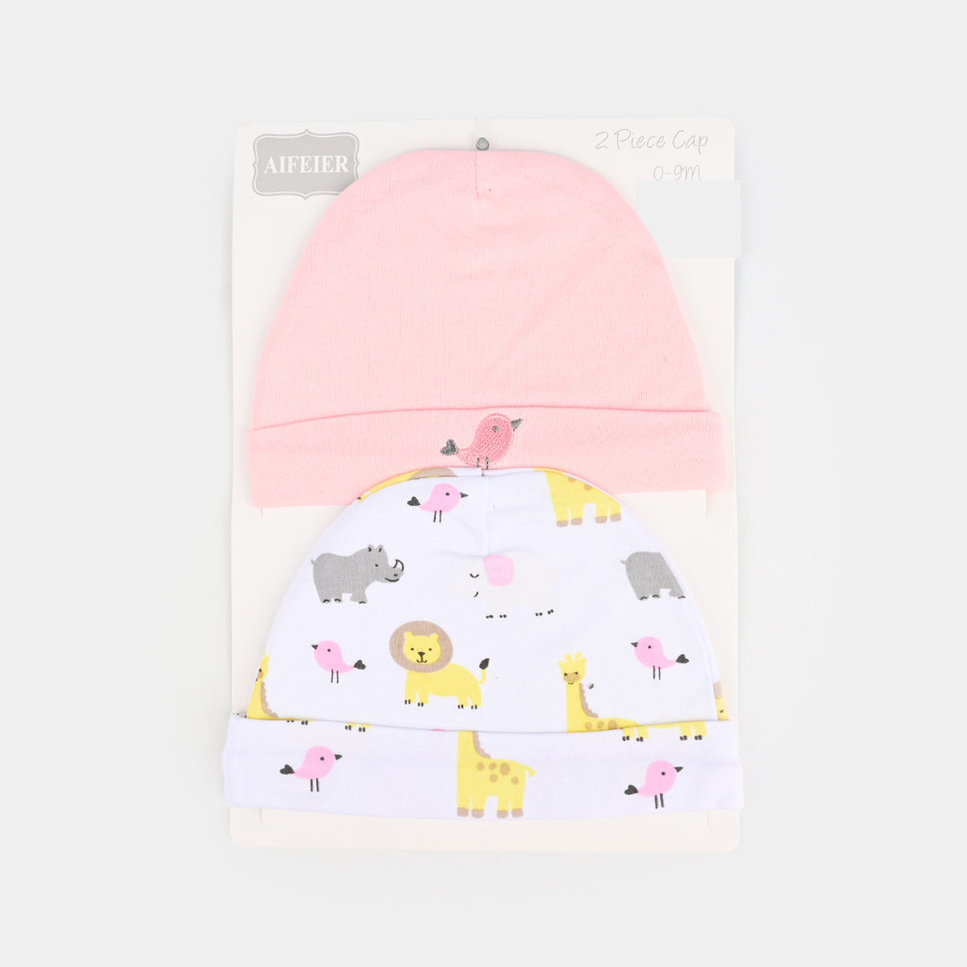 Pack OF 2 Baby Cap/Hat Set
