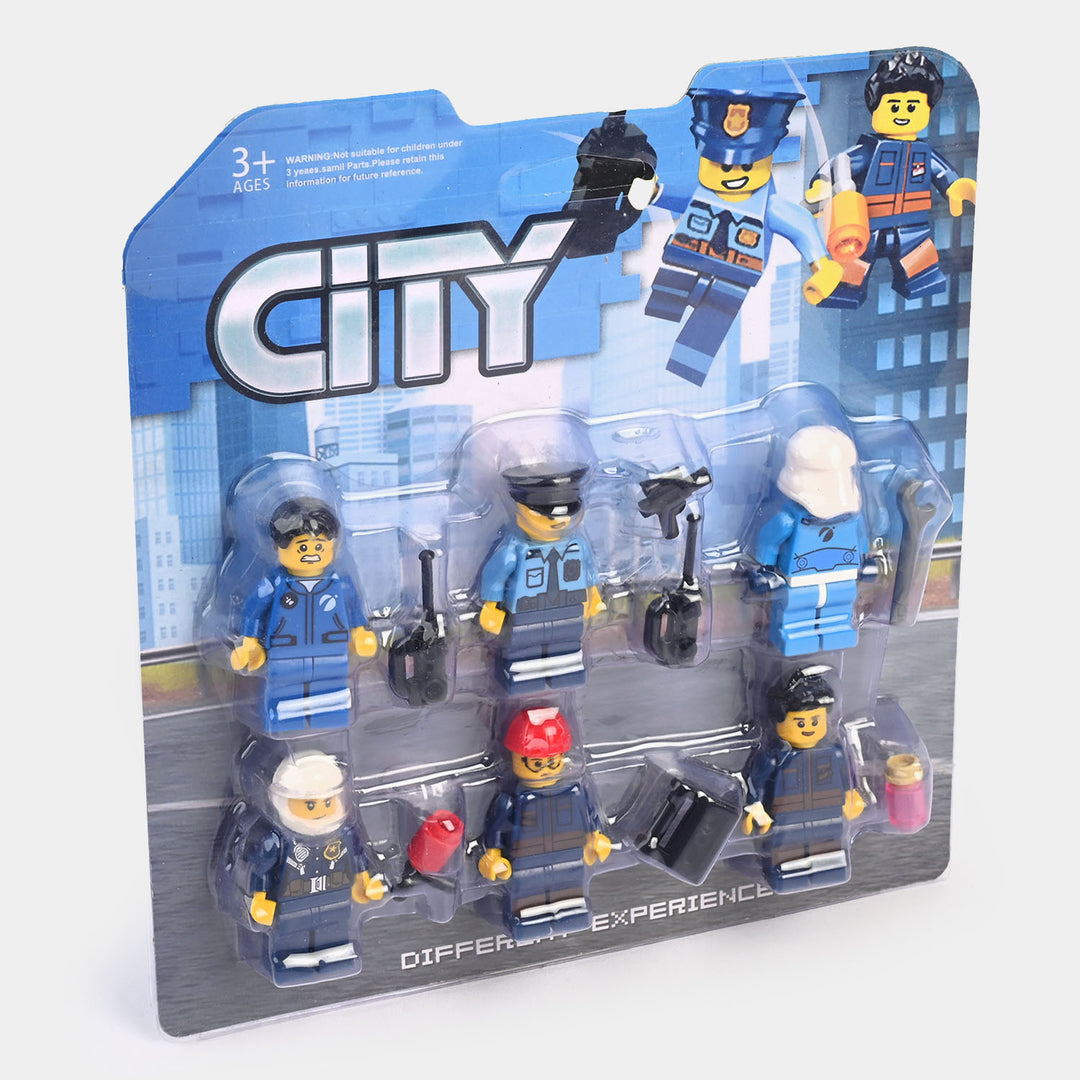 Building Blocks City Fire Rescue Military