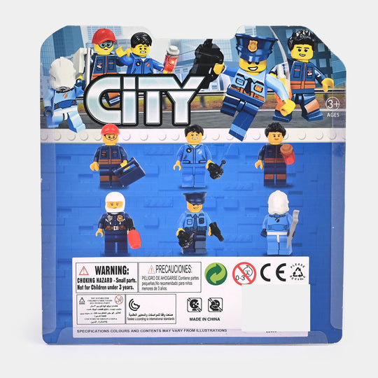 Building Blocks City Fire Rescue Military