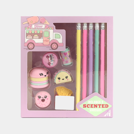 Stationery Eraser Set