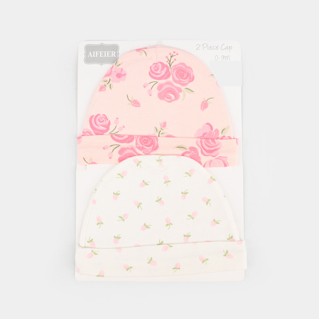 Pack OF 2 Baby Cap/Hat Set