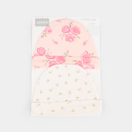 Pack OF 2 Baby Cap/Hat Set